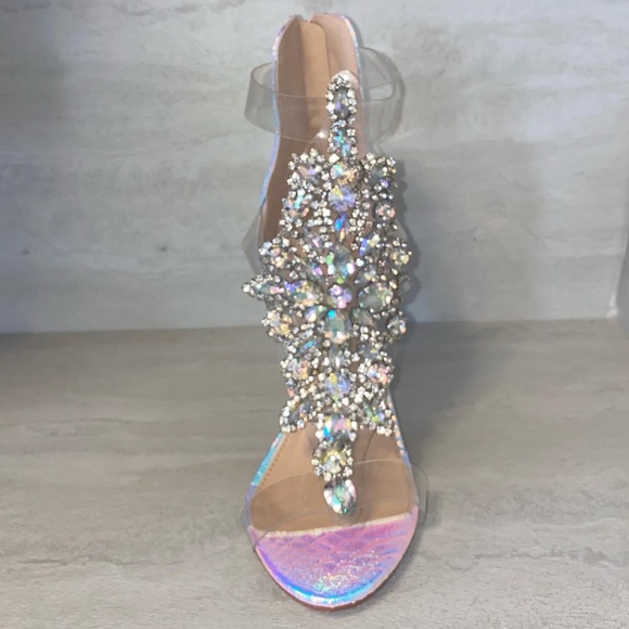 🦋Beautiful💎Iridescent Bling Heels💎 - Picture 4 of 8